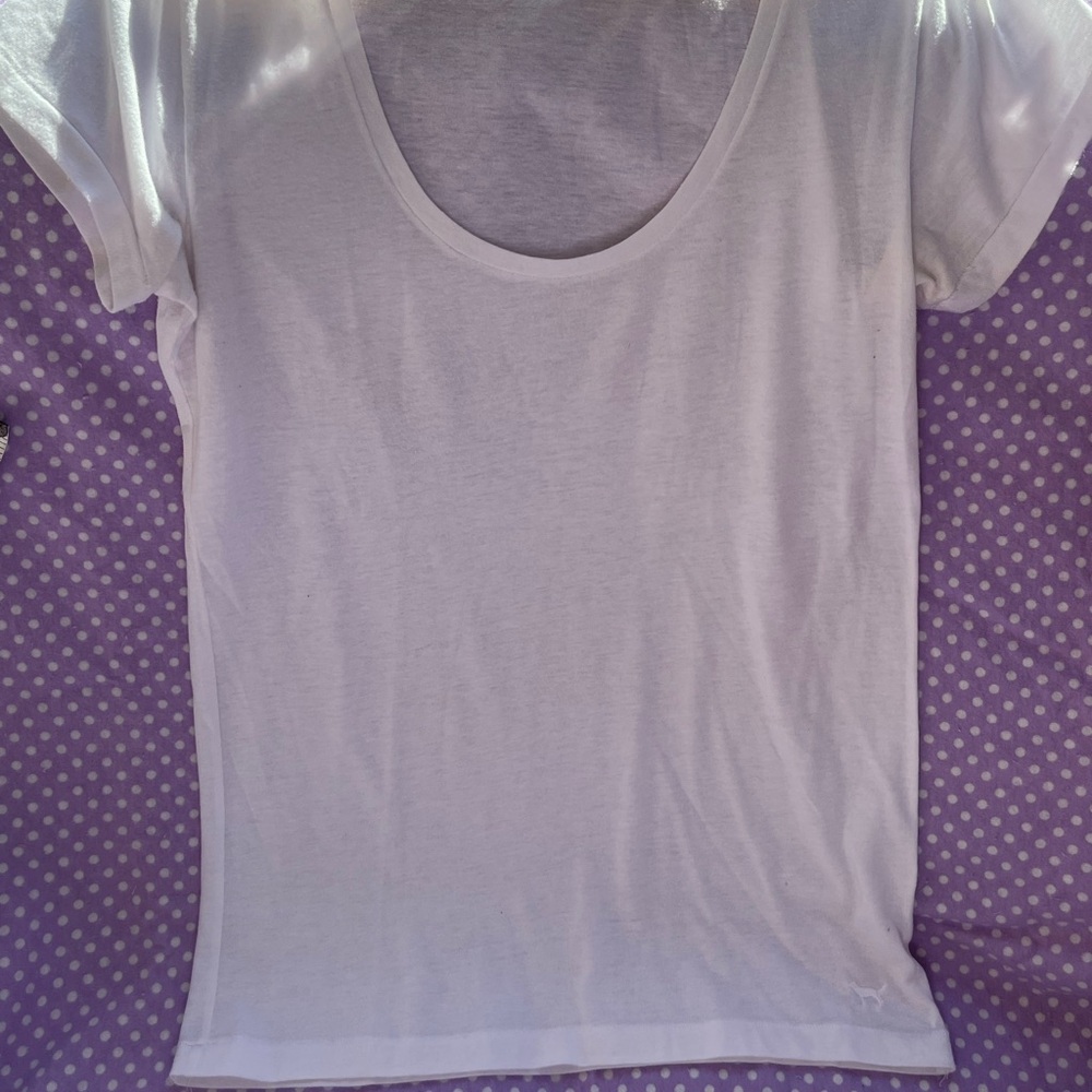 Victoria's Secret White Short Sleeve Tee